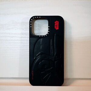 Darth Vader™ Helmet Special Edition Leather Debossed Case iPhone 14 Pro Max